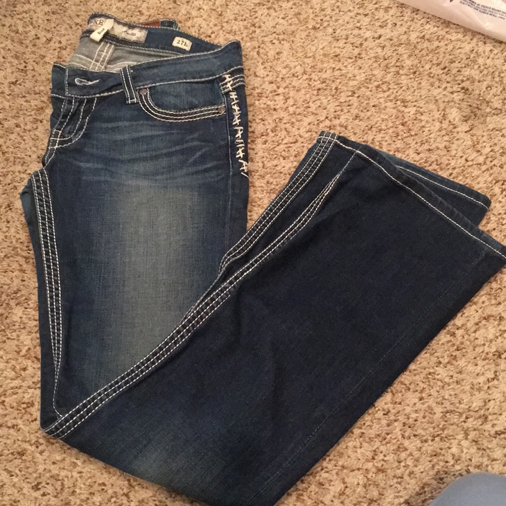 BKE Stella bootcut jeans.